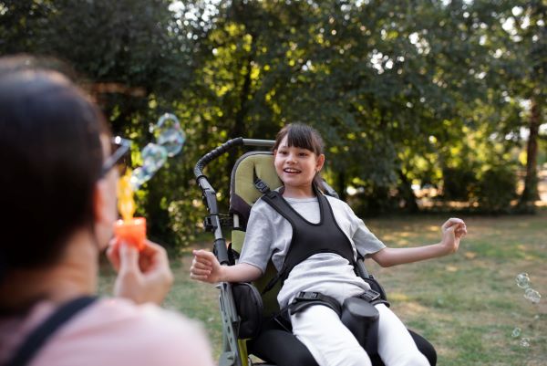 Child in a stroller